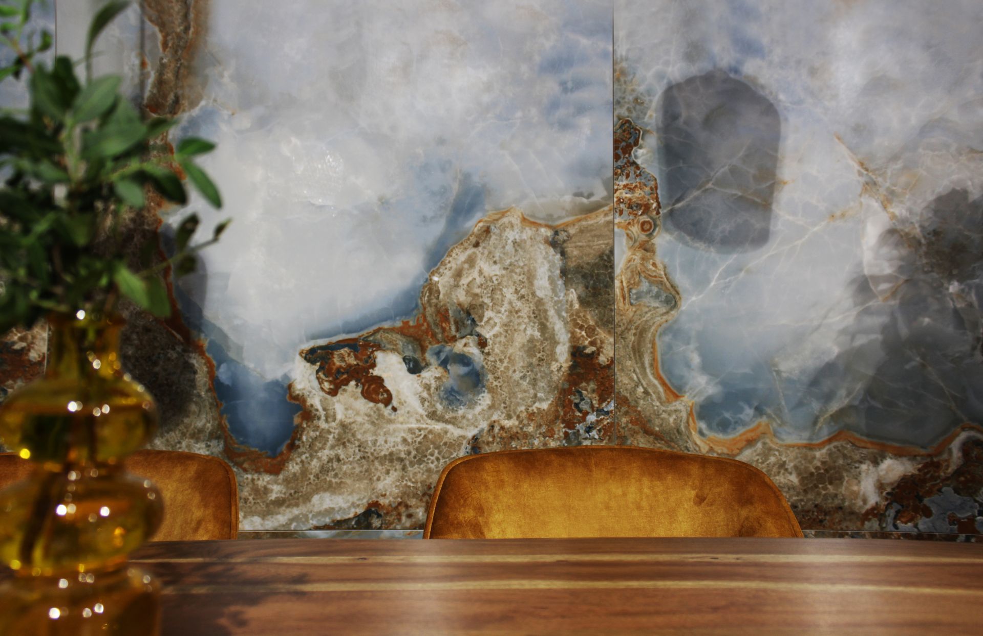 Marmorfliese groß, modernes Wohnen, Ambiente schaffen,