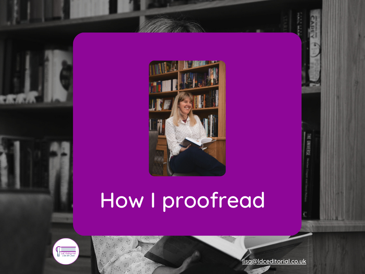 Purple background with text