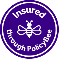 Insured through Policy Bee logo