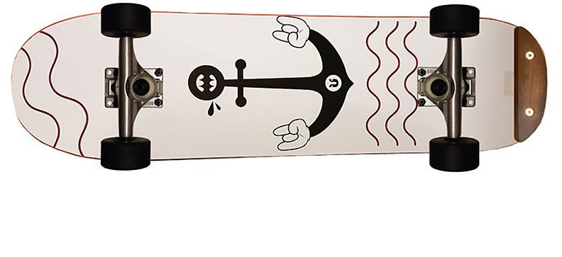 Freestyle Skateboard Komplettboard Über Anker 7.5