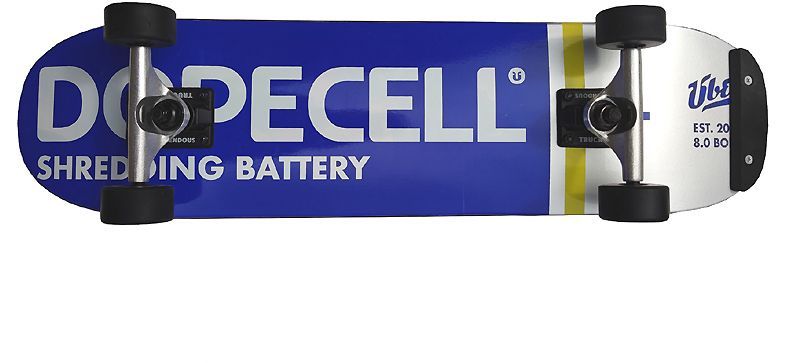 Über Dopcell Blue 7.5 Freestyle Skateboard Komplettboard
