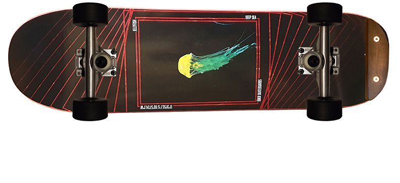 Über Jellyfish 7.5 Freestyle Skateboard Komplettboard
