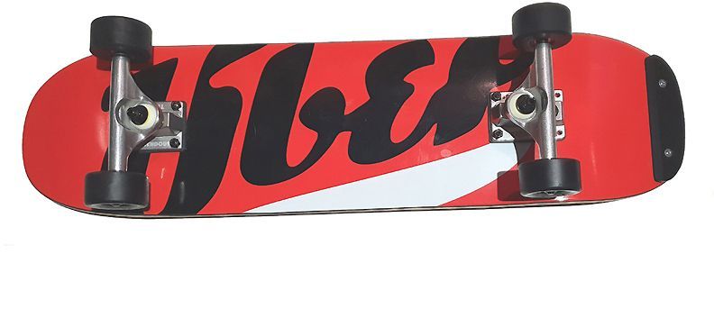 Über Logo Red 7.5 Freestyle Komplett Skateboard