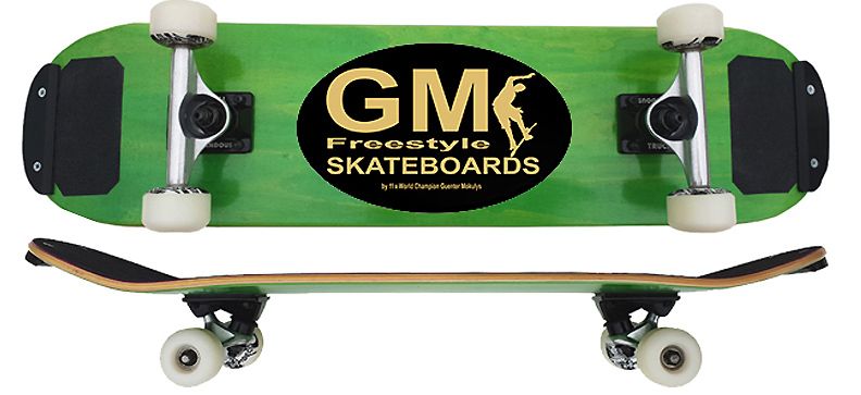 Guenter Mokulys Freestyle Skateboard 7.5 Komplettboard