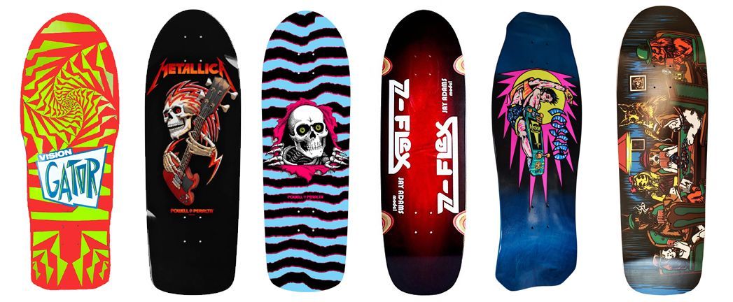 Oldschool-Skateboards für Sammler im Skateshop und Online.