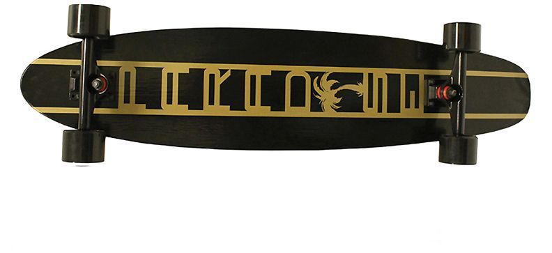 Paradise Longboard Kicktail Gold Line