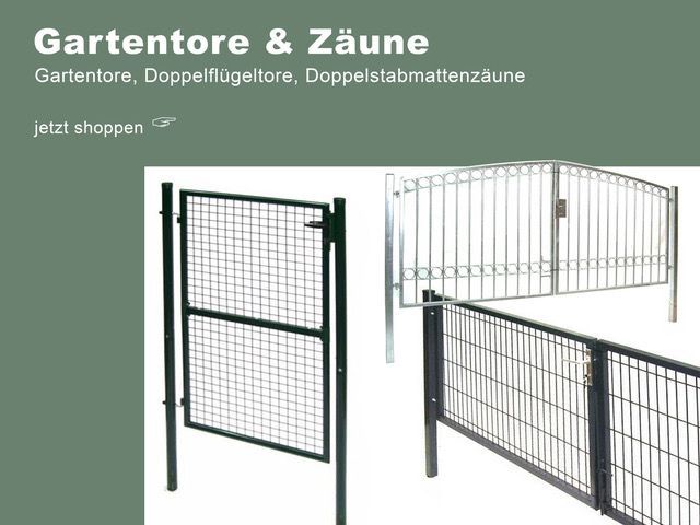Hier finden Sie Gartentore -und Zäune Gartentore und Gartenzäune