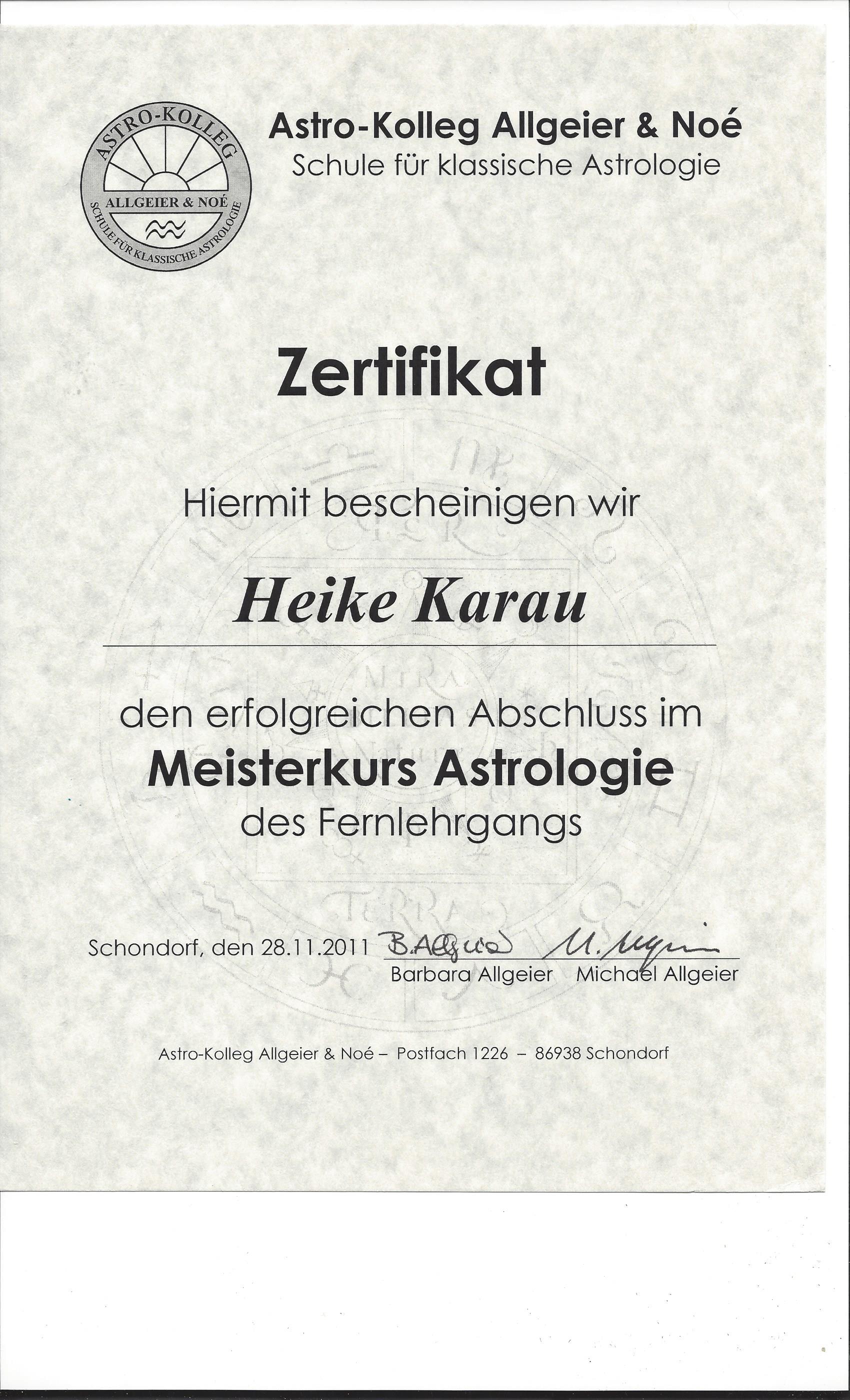 Heike Karau Astrologin