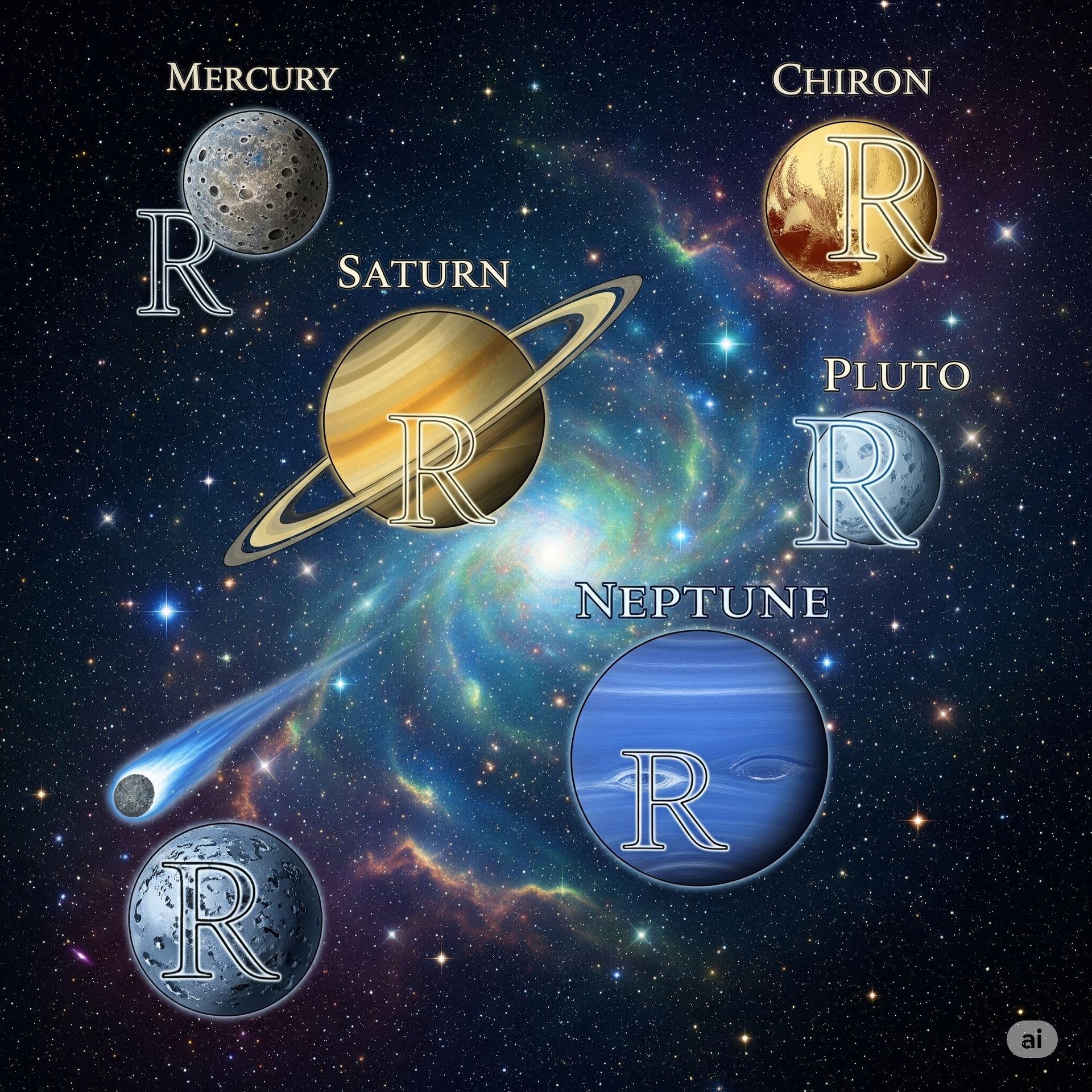 Fünf Rückläufige Planeten Fünf Rückläufige Planeten