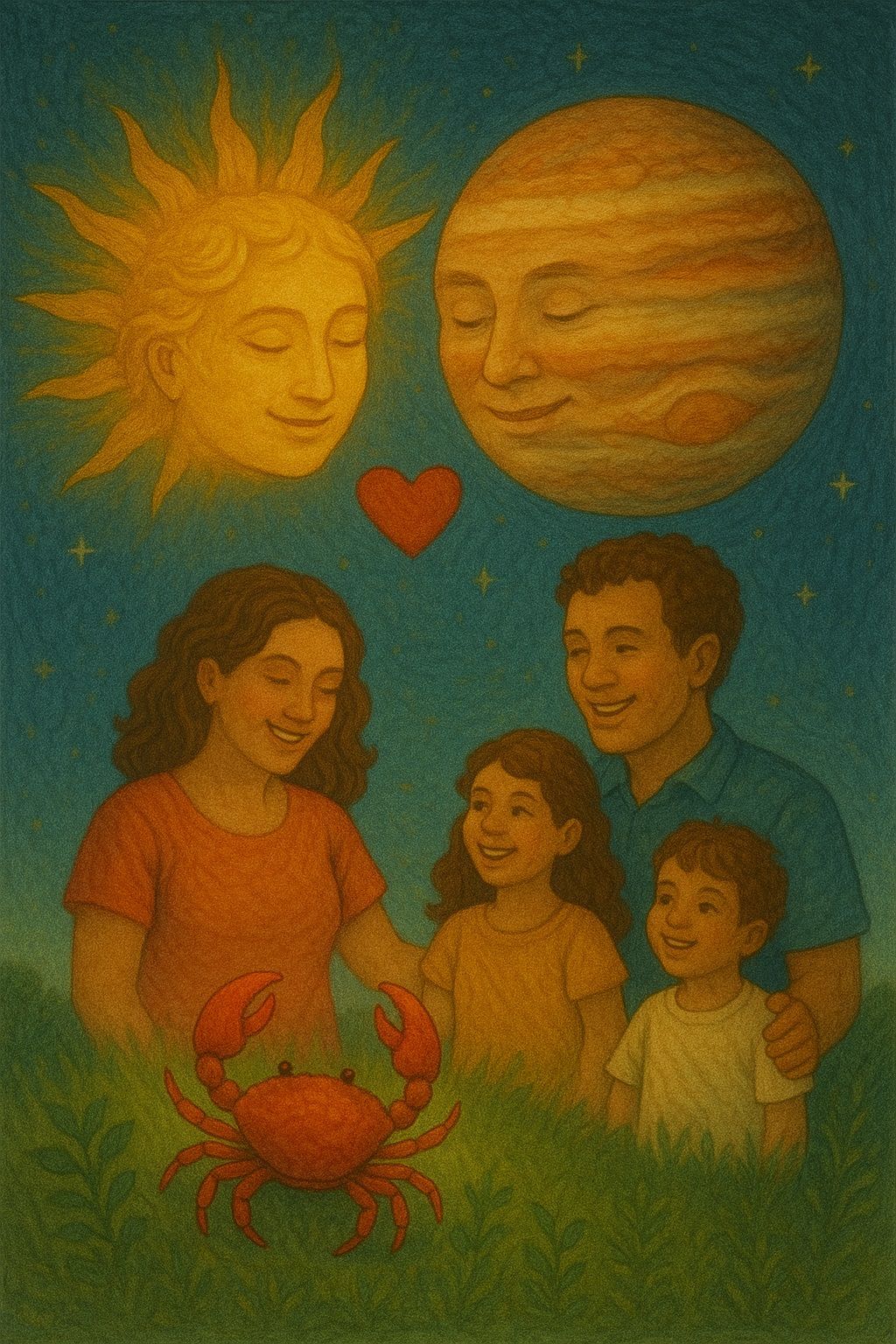 Erdbeermond - Vollmond im Juni Erdbeermond - Vollmond im Juni