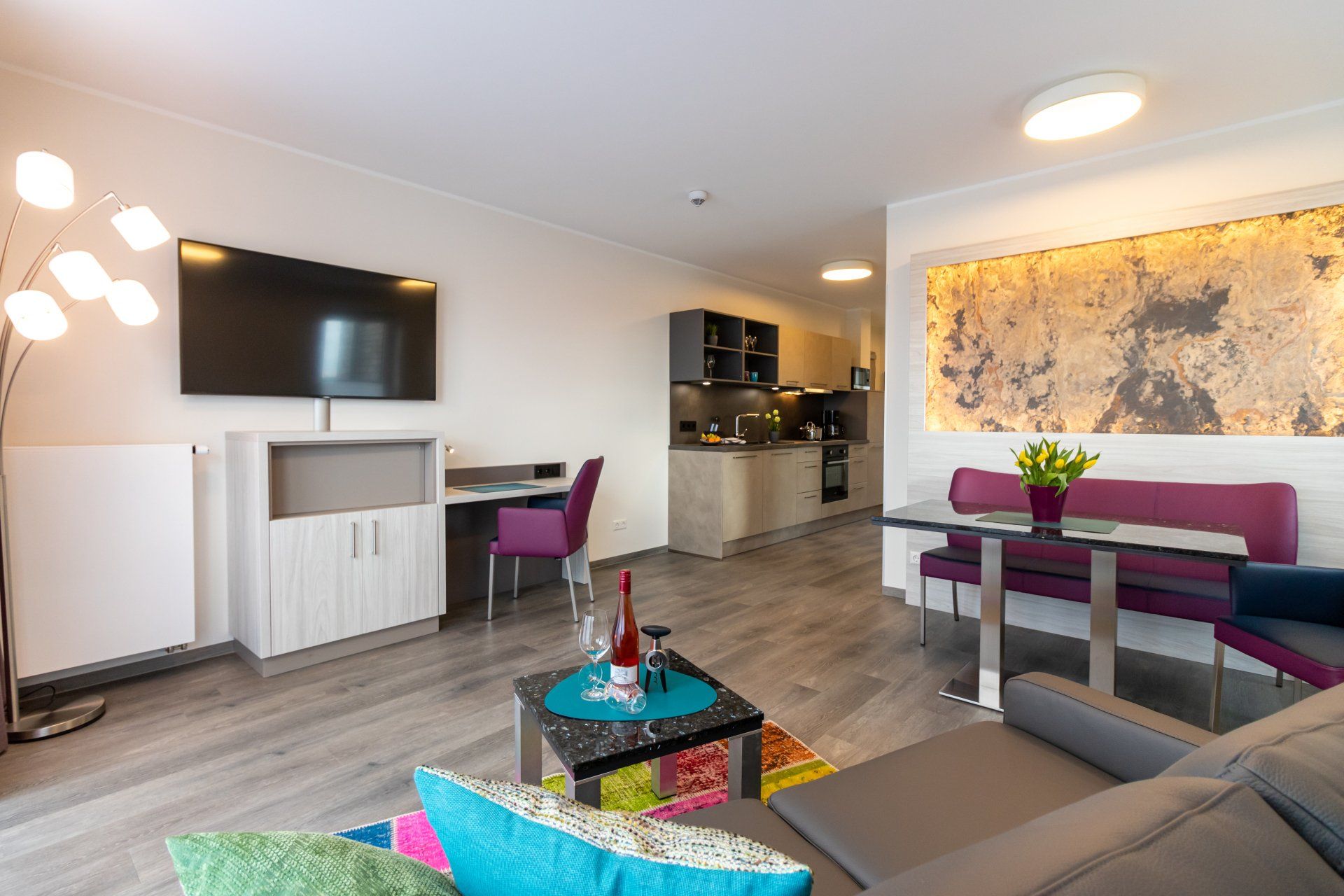 Wohnbereich Apartment