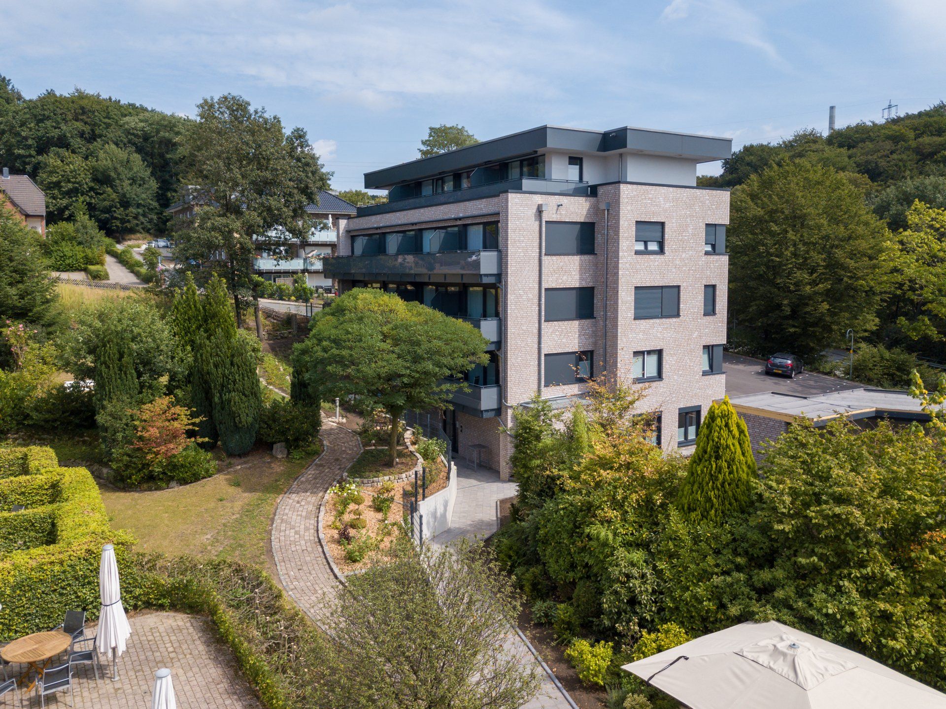 Außenansicht Apartmenthaus Ferienwohnungen