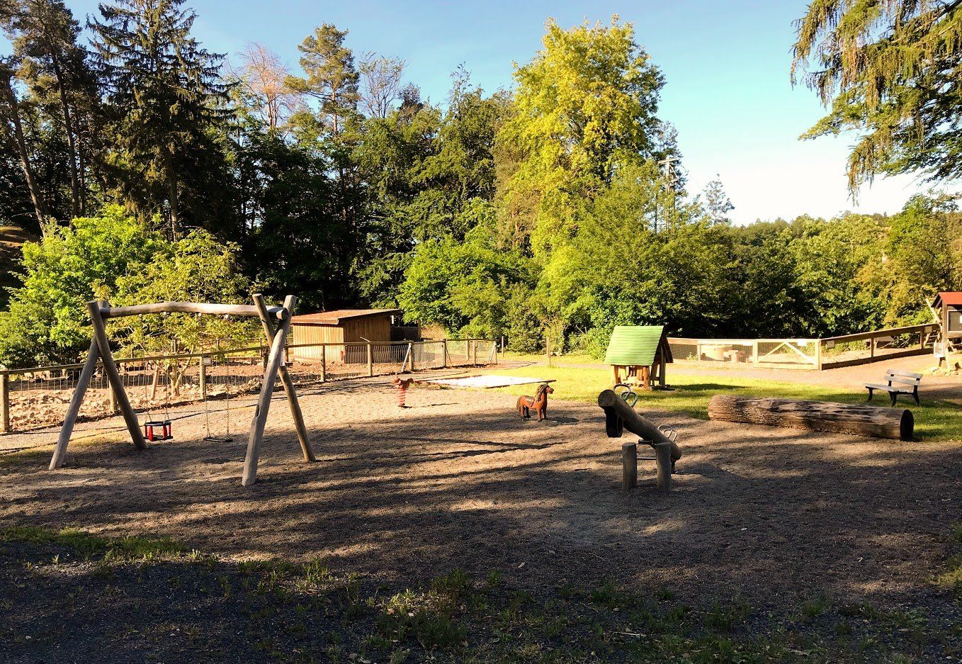 Der Spielplatz im oberen Bereich