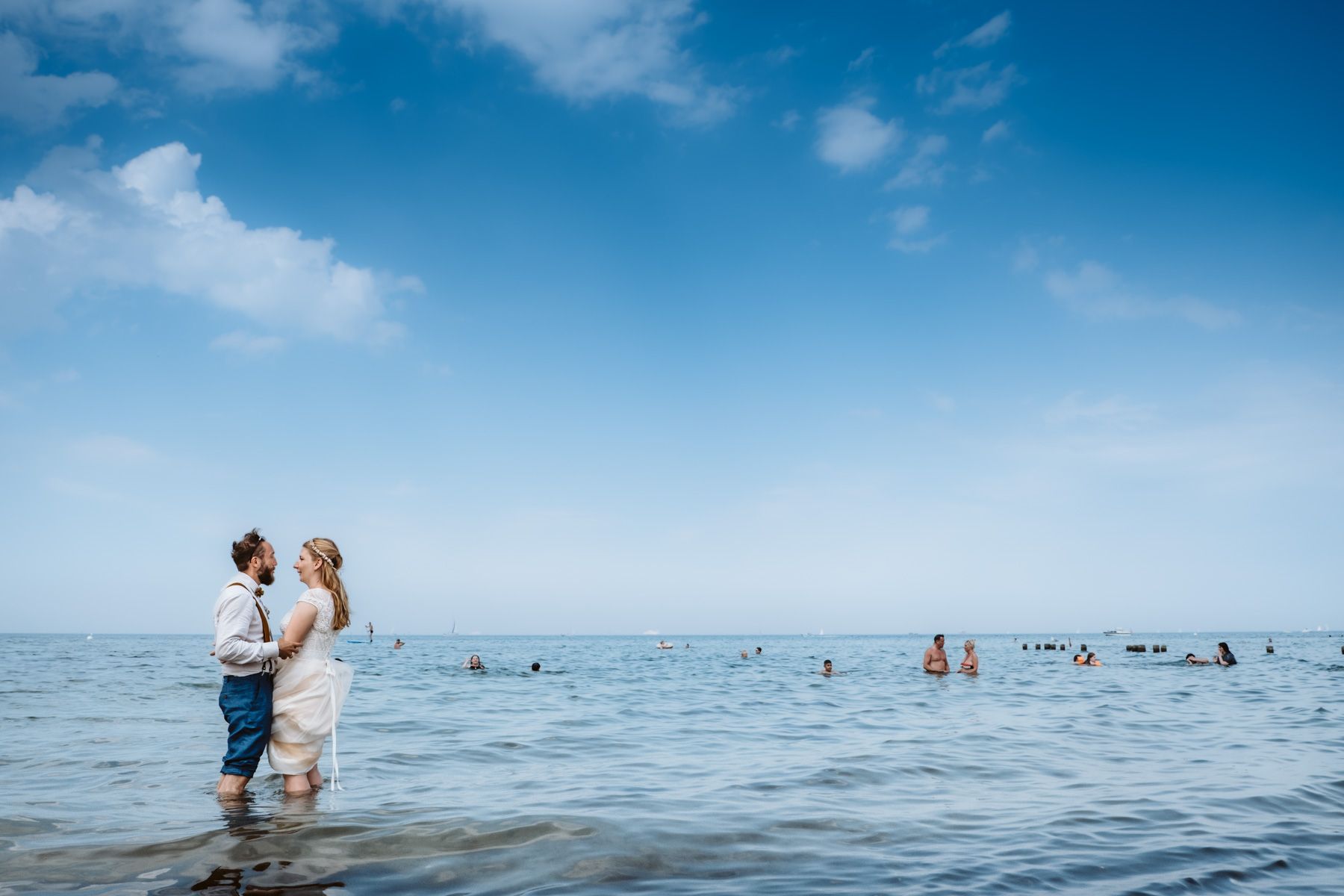 Hochzeitsfotograf, Marek Banas, Strandhochzeit, Ostsee, Freie Trauung, Hochzeit
