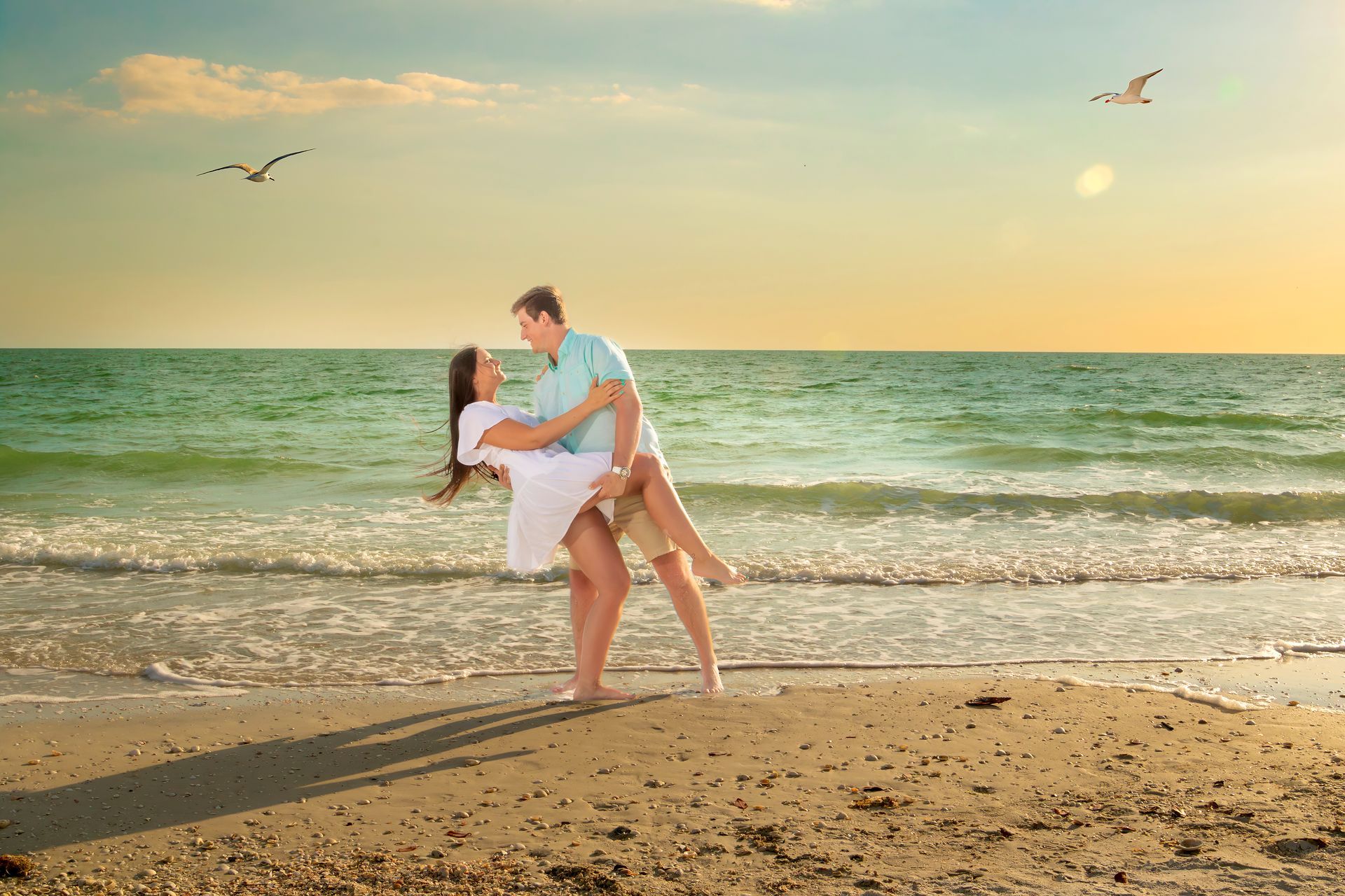 Surprise Proposal on Lovers Key Beach Surprise beach proposal on Lovers Key Beach Florida.  Lady in Pink Photography helped plan the proposal.