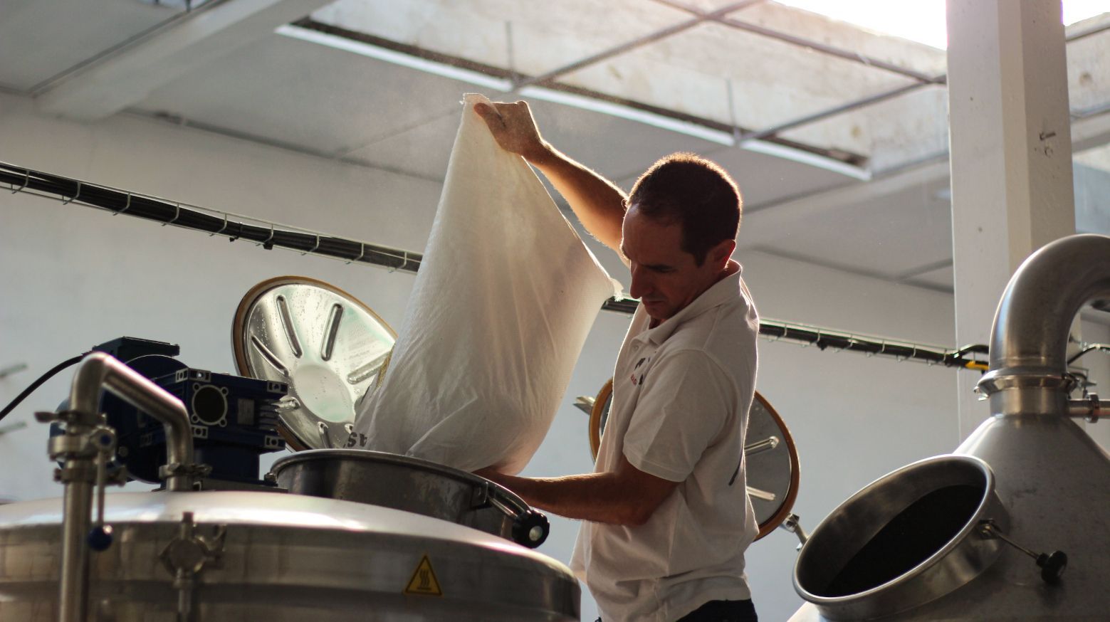 Brassage de la bière à Vinay Brasserie Tetra Byre Vinay