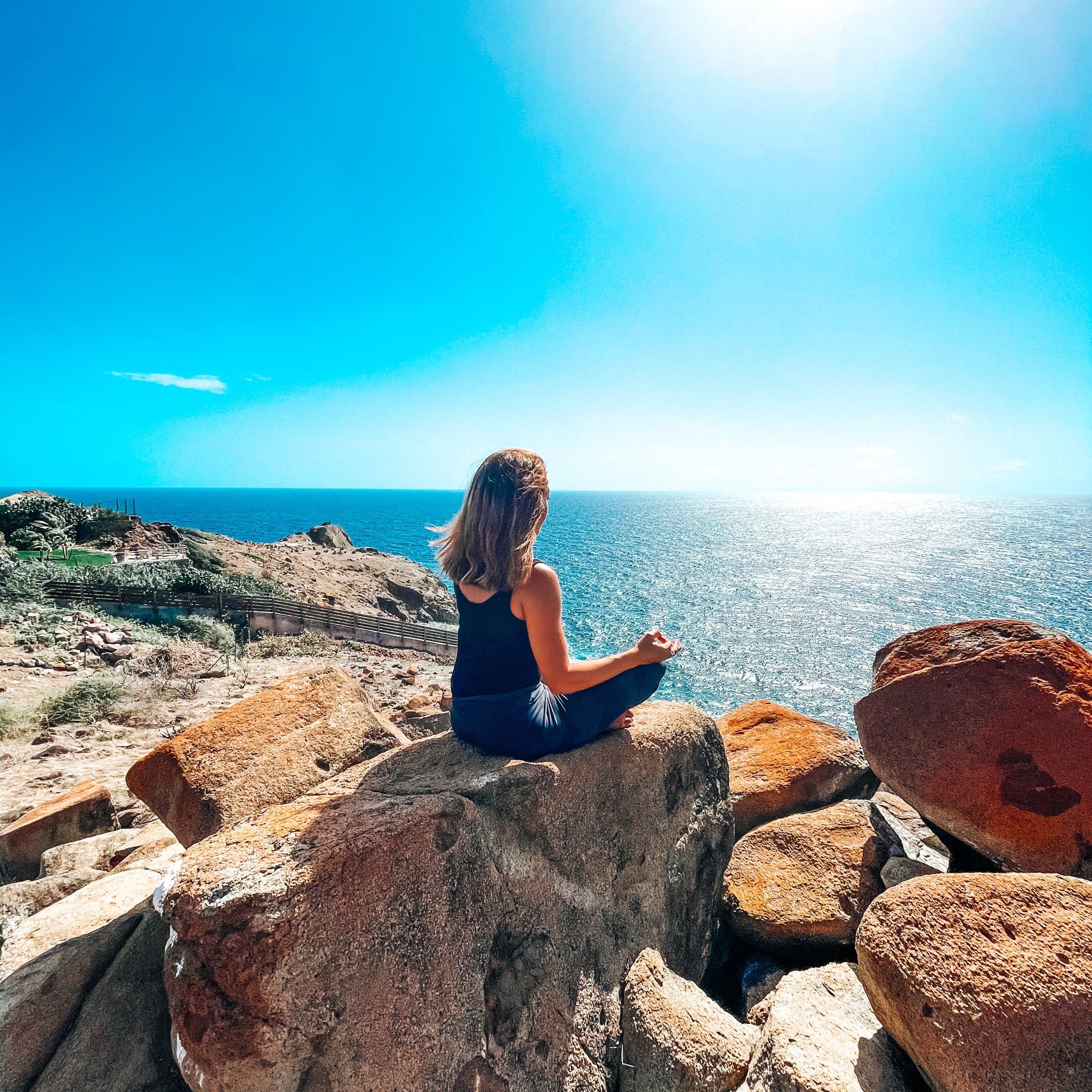 Méditation devant la mer