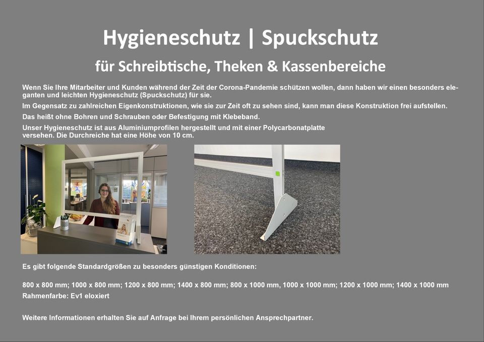 Spuckschutz Hygieneschutz