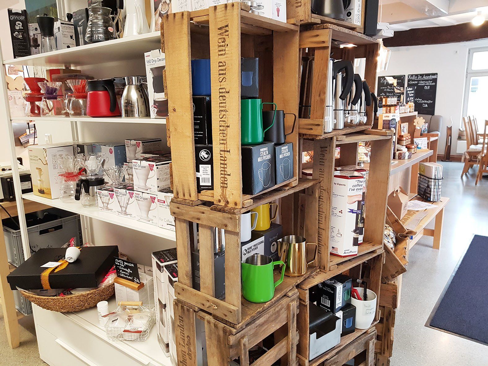 Hario, Kaffeefilter, Filterkaffee Espresso Kaffee Mahlen Tamper Milchkännchen