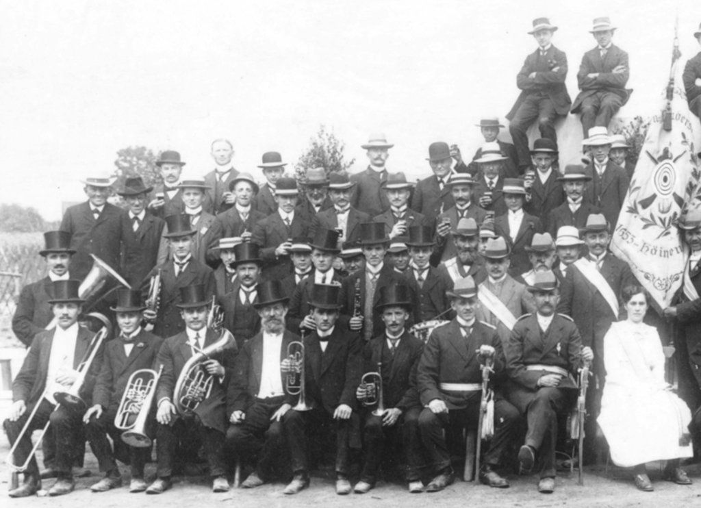 Der Musikverein im Jahr 1912
