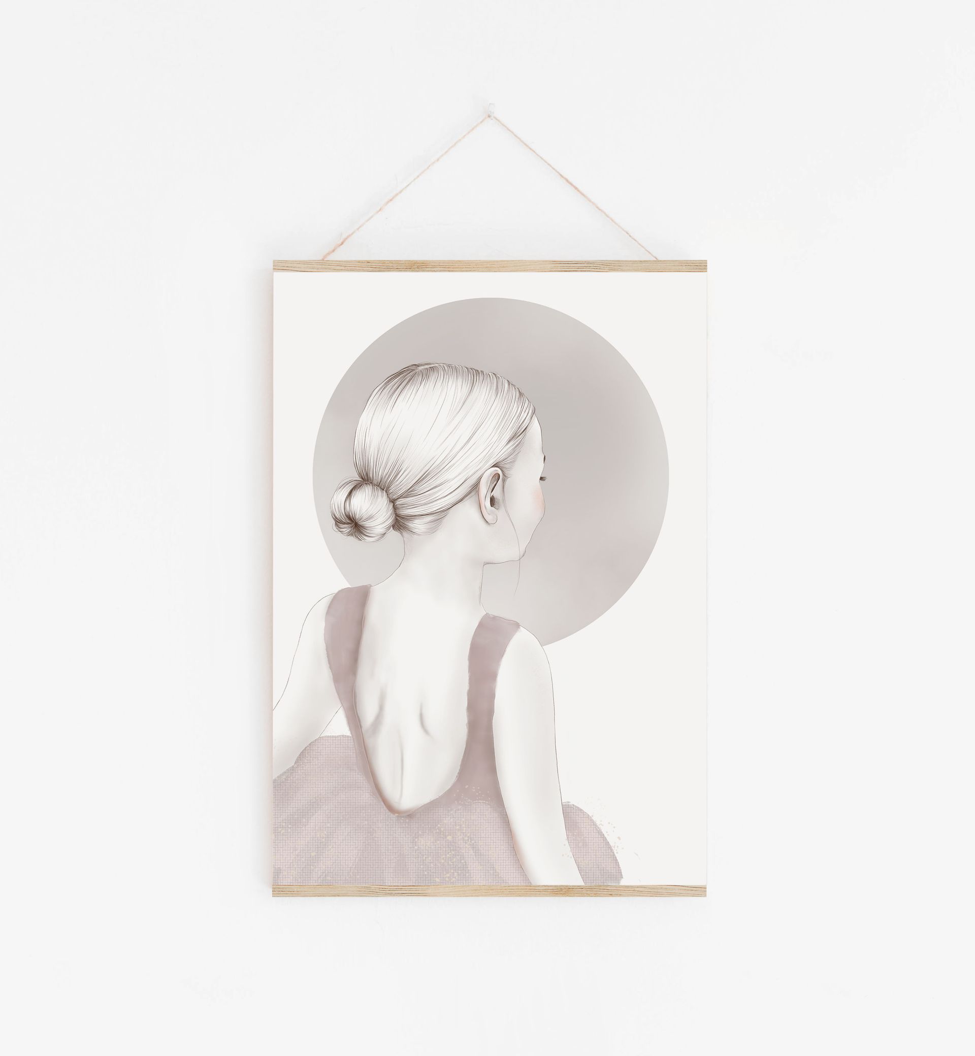 Poster Ballett Mädchen