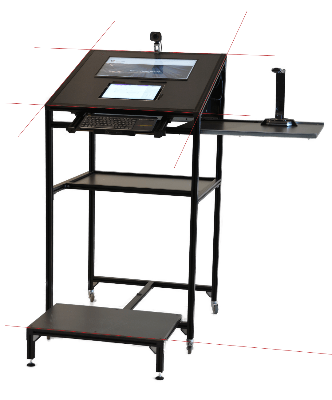 Presenter Desk 2.0 für hybride Lernformate Presenter Desk 2.0