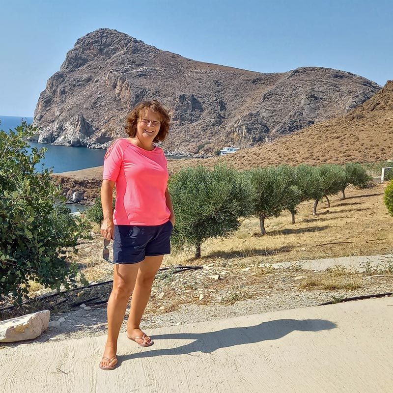 Petra Bräu auf Kreta (Yoga Retreat)