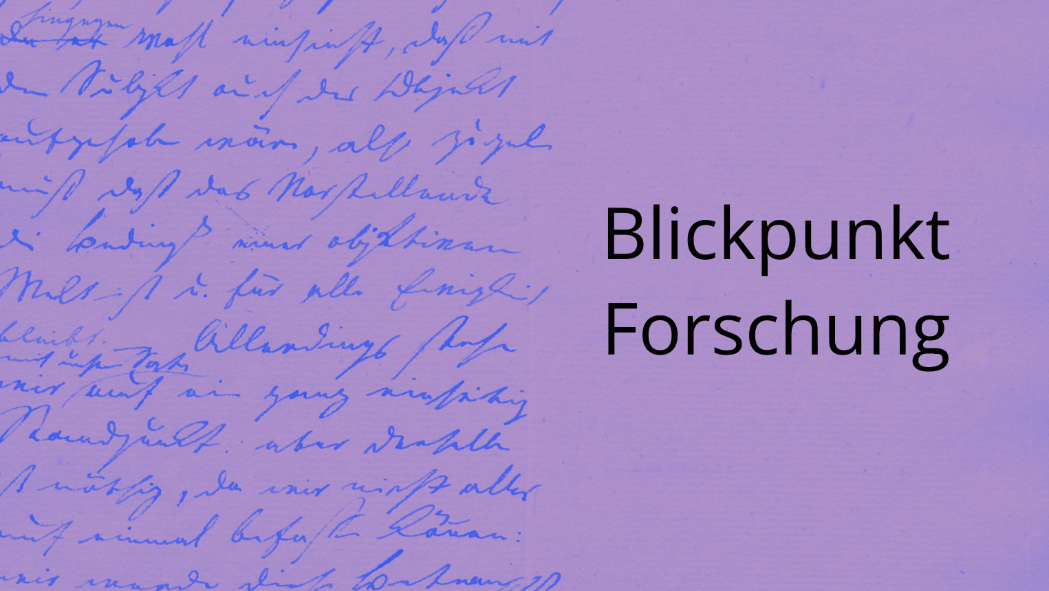 Tom Bildstein spricht über seinen Essay