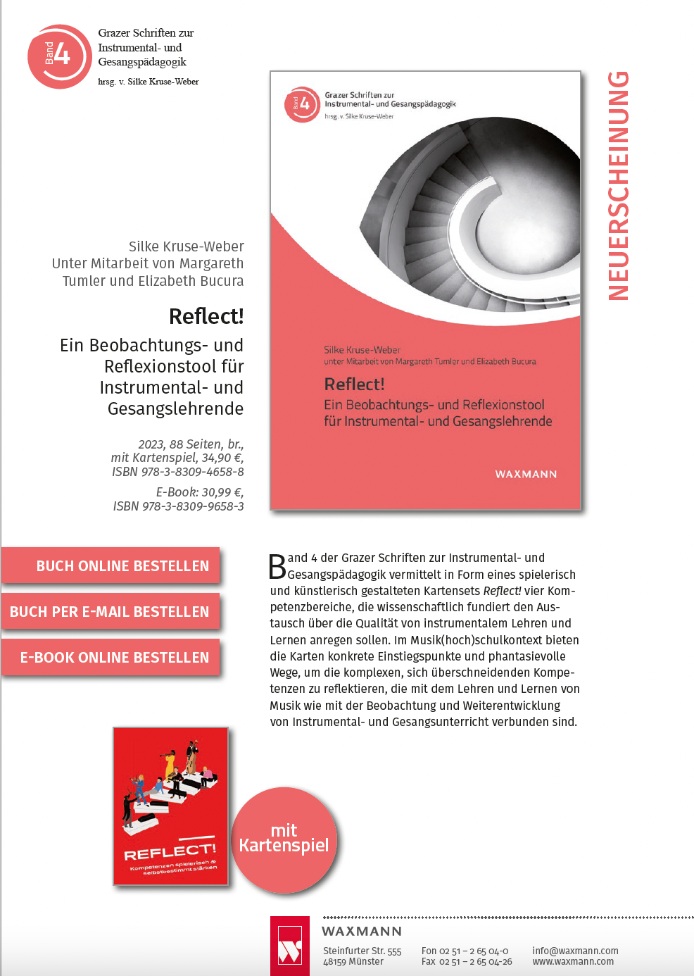 Reflect, Silke Kruse- Weber, Musikpädagogik