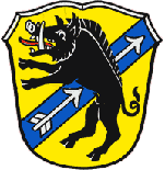 Wappen der Gemeinde Eberfing, verlinkt auf www.eberfing.de