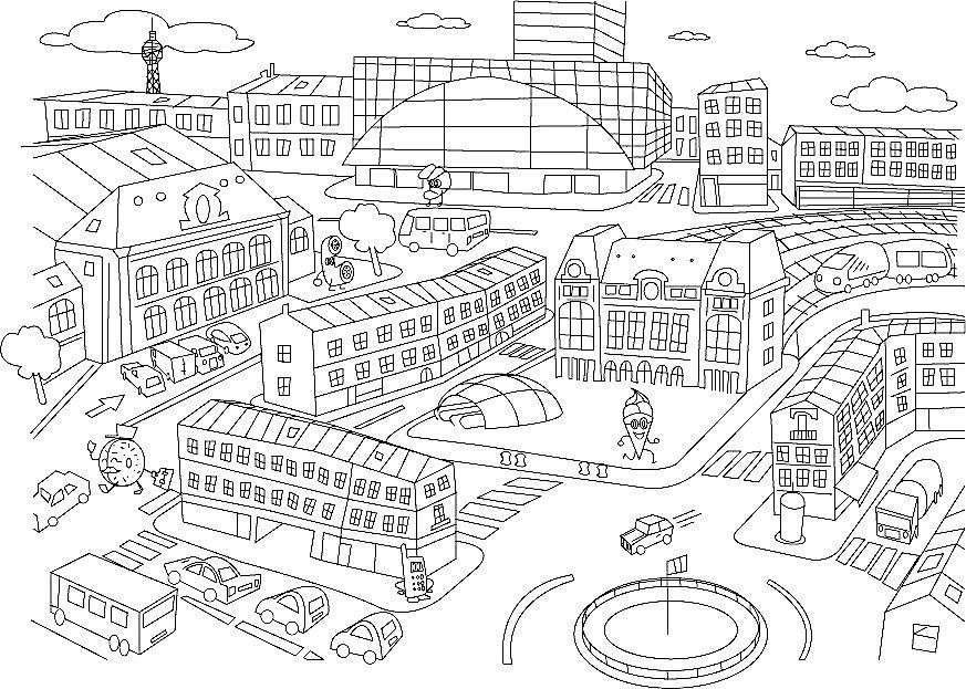 Coloriage publicitaire personnalisé sous forme de planche en carton