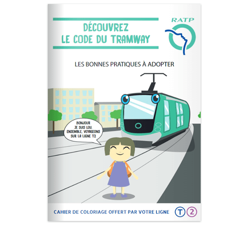 Coloriage publicitaire personnalisé sous forme de carnet