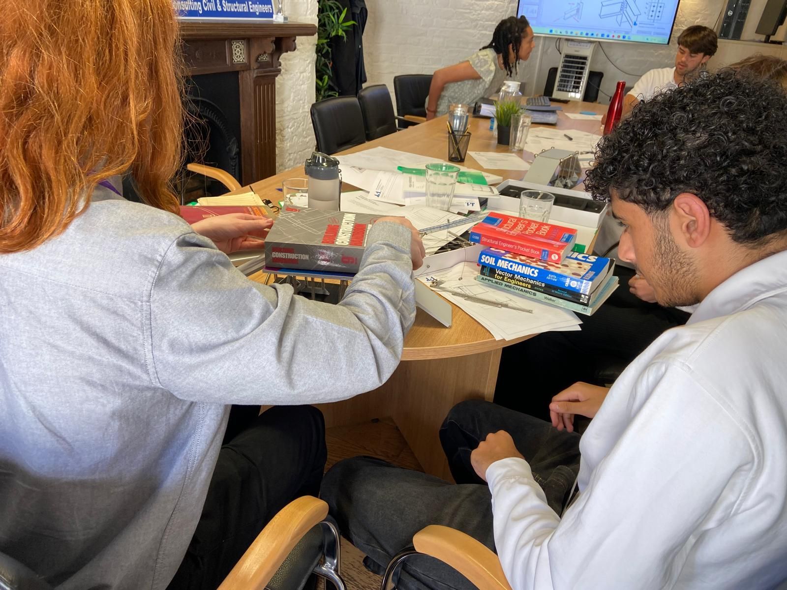 Engineering students work experience at DCL Consulting Engineers