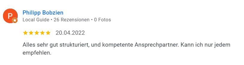 Bewertung TN 2