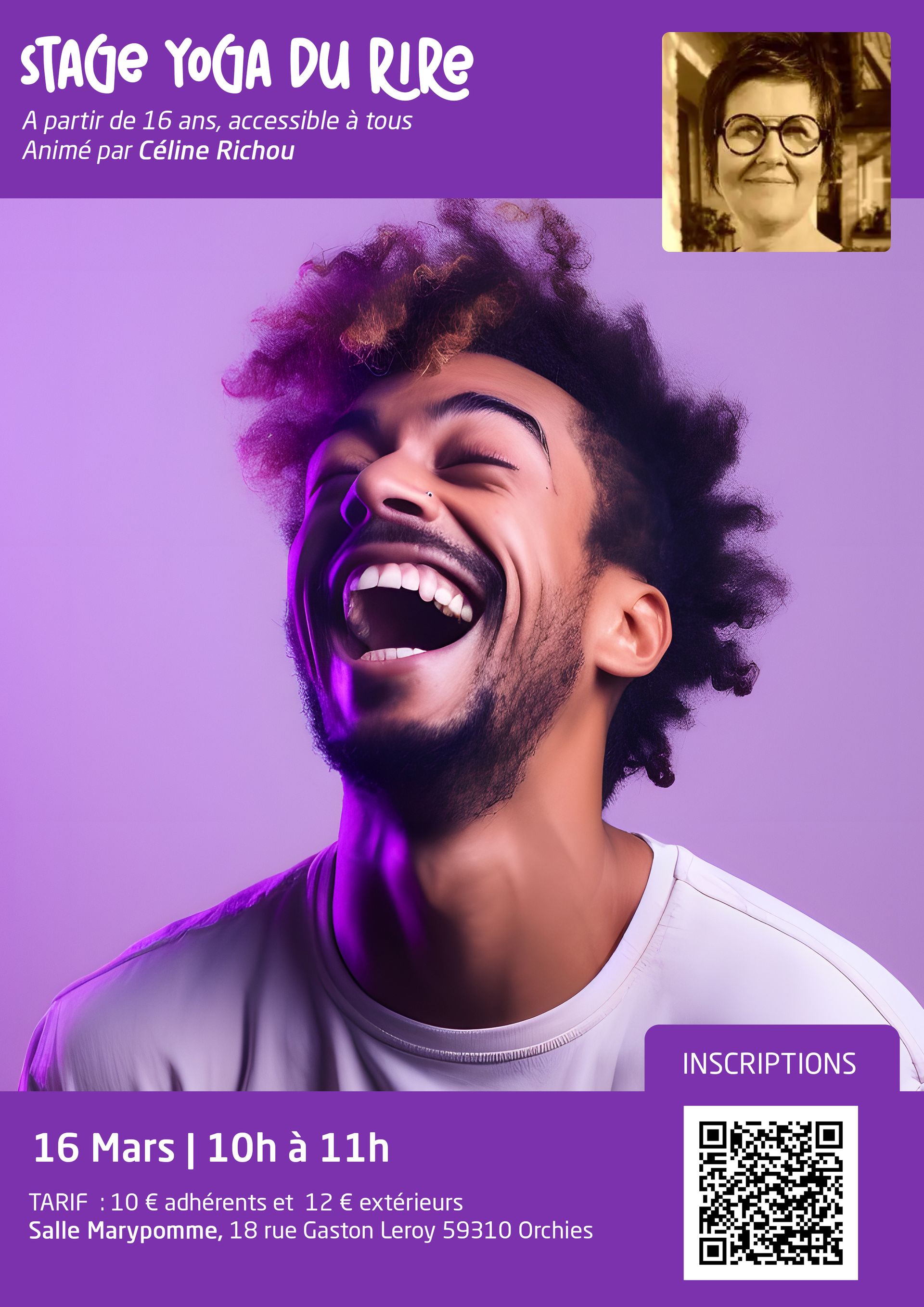 séance yoga du rire avril 2024 orchies
