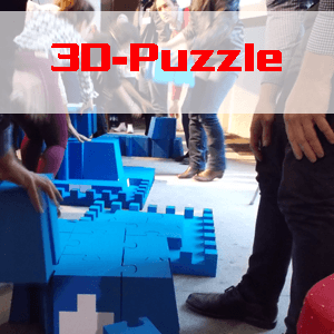 3D Puzzle Firmenlogo Weihnachtsfeier Berlin Brandenburg