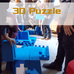 Indoor 3D Puzzle Teamprogramm Teambuilding