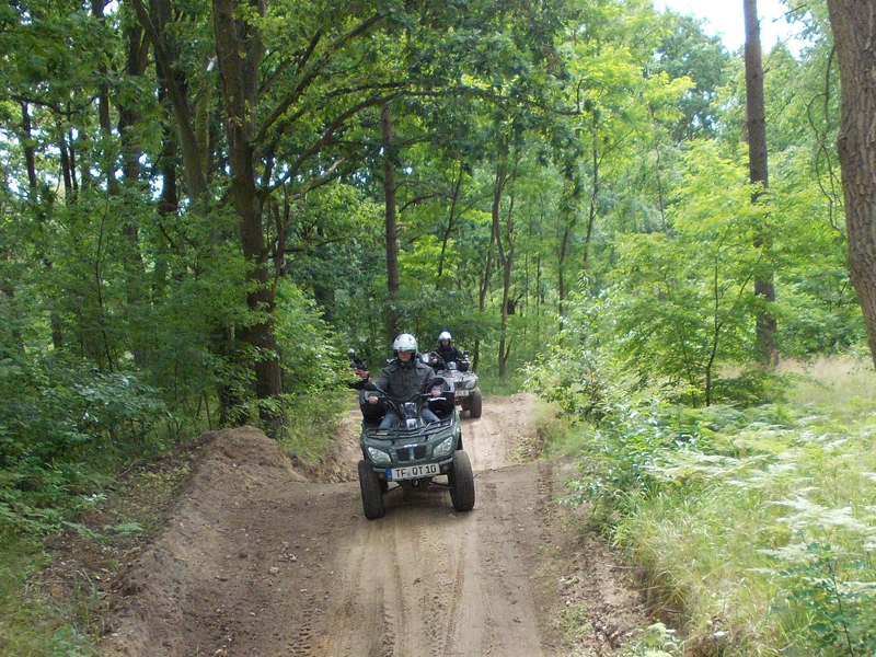 Quad Tour Afterwork Teamausflug Berlin Brandenburg