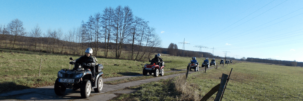 Quad fahren auf Abstand Corona Quad Touren