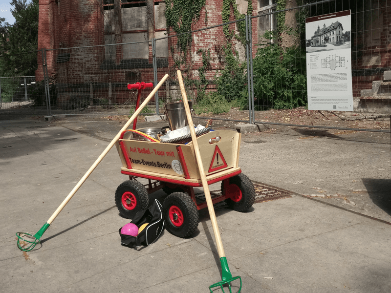 Teamausflug Beelitz Heilstätten Bosseln Führung
