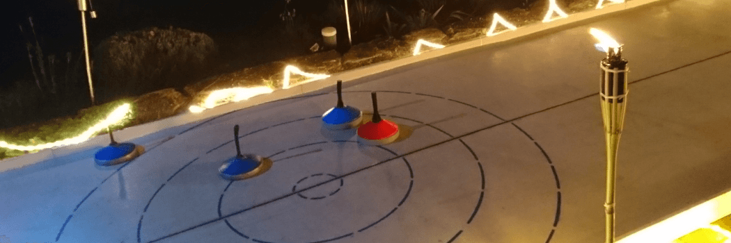 Eisstockschießen mit Abstand Corona Teamtag