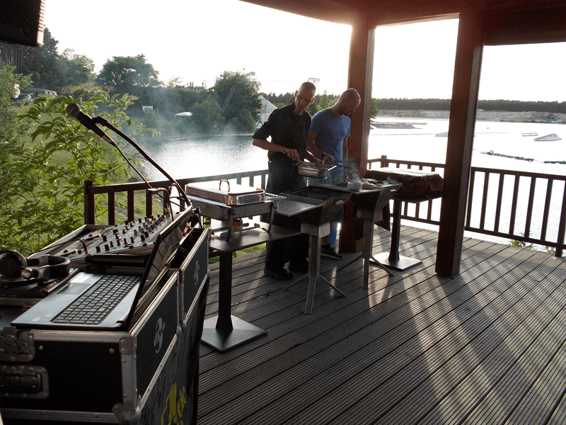 BBQ grillen Beachparty Sommerfest Firmen Feuerwehr Event Brandenburg