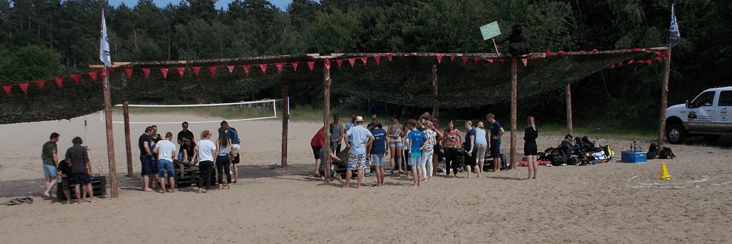 Sommerfest Firmen Beachparty Feuerwehr Event Brandenburg