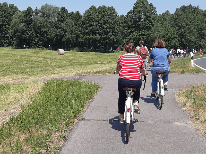 Teamausflug Fahrradtour in alte Zeiten Brandenburg