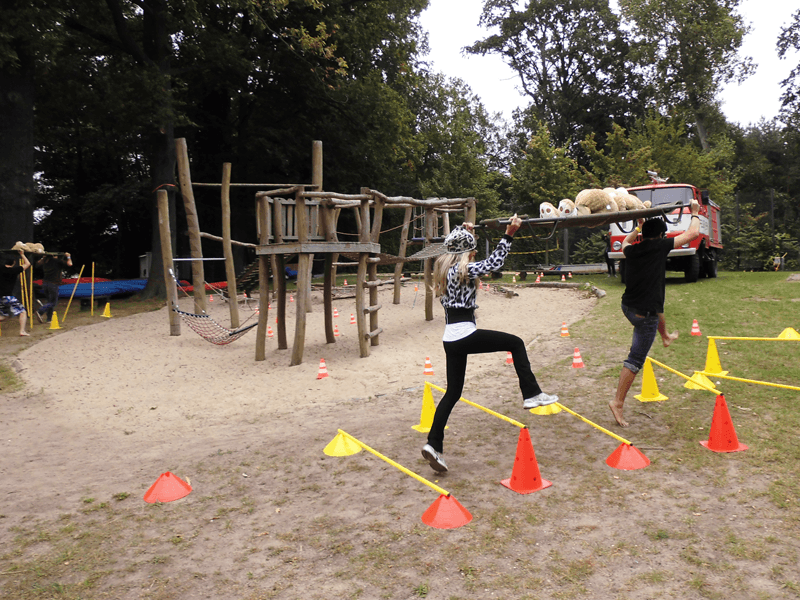 Teamevent mit Feuerwehrtraining
