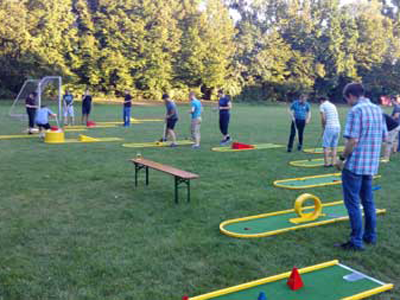 Betriebsausflug Minigolf