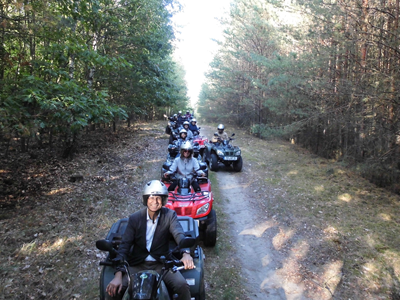 Firmenausflug Quad fahren