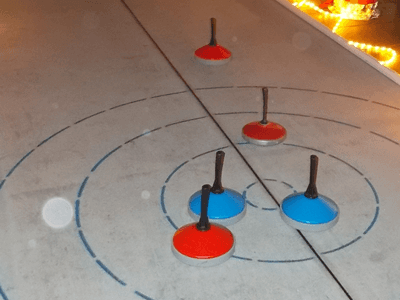 Firmenjubiläum Eisstockbahn