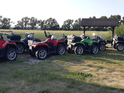 Firmenjubiläum Brandenburg Quad fahren