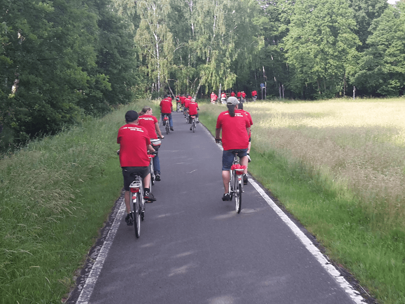 Teamausflug Spreewald mit Kanu Kanadier und Fahrrad
